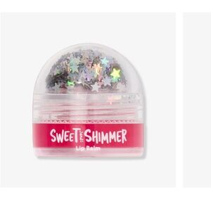 Sweet & Shimmer Lip Balm with Star Glitter container